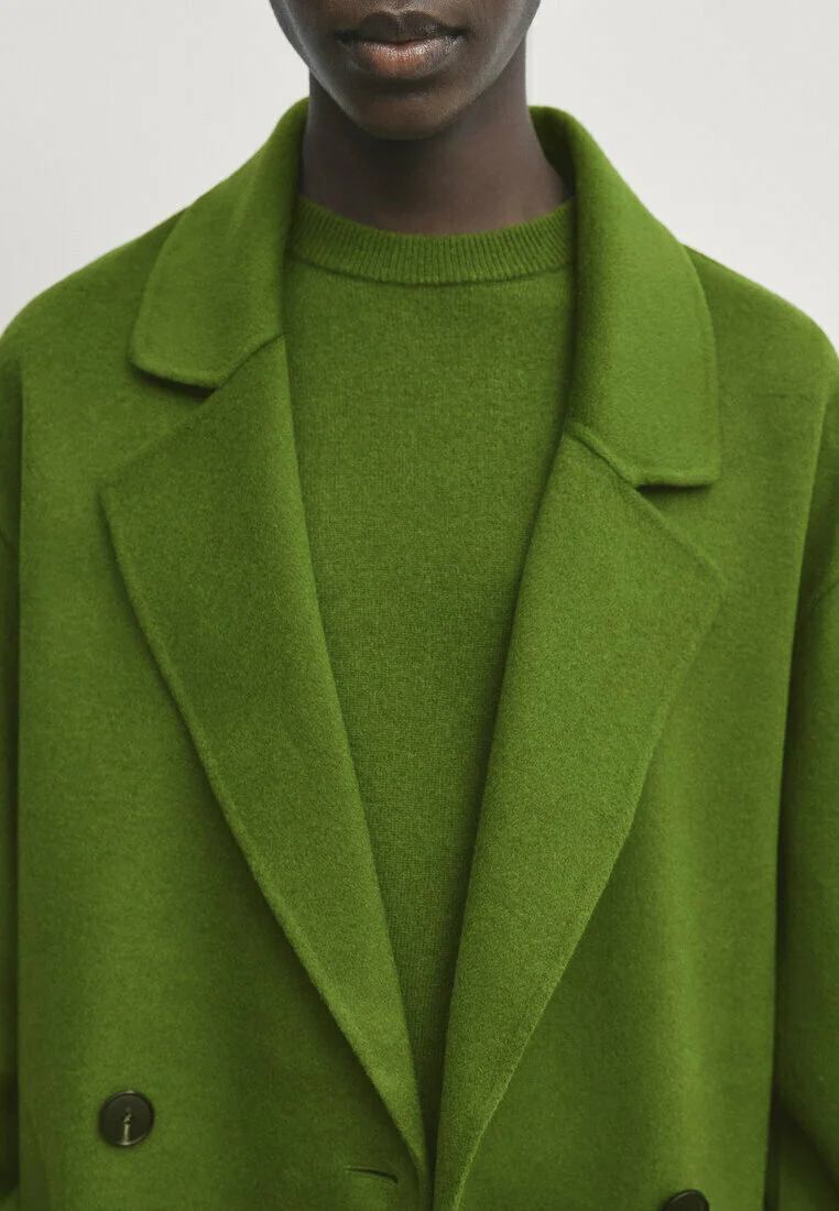 Massimo Dutti CRUZADO - Abrigo Clásico