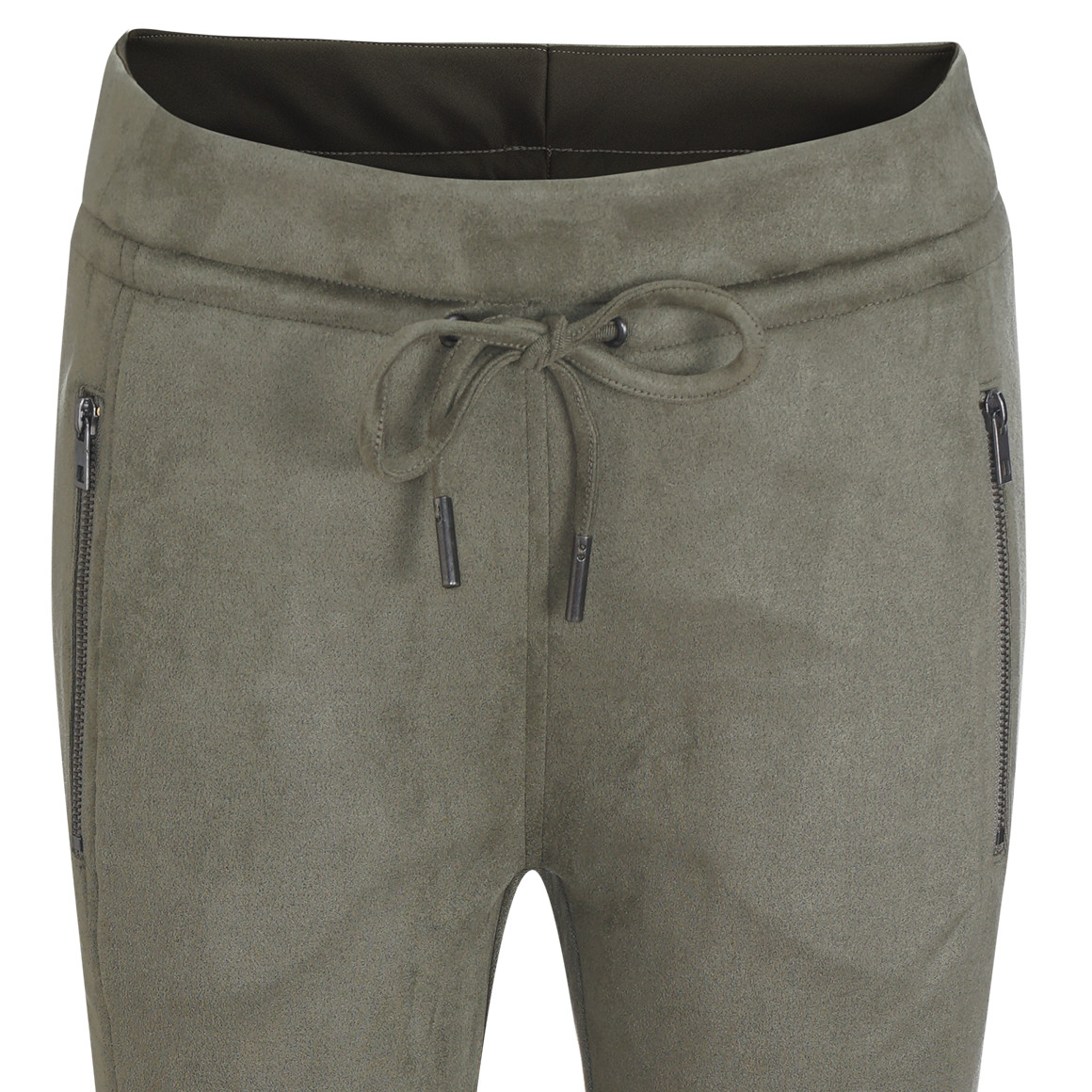 Damen Jogpants in Veloursoptik