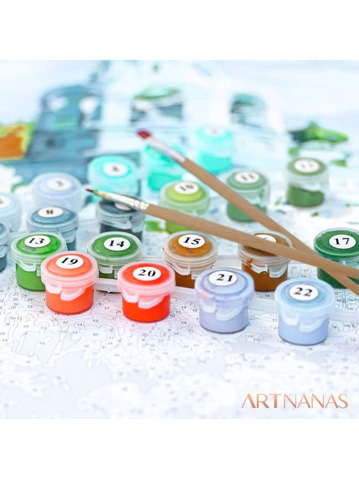 ARTNANAS Mini Malen nach Zahlen 4er/6er Set-