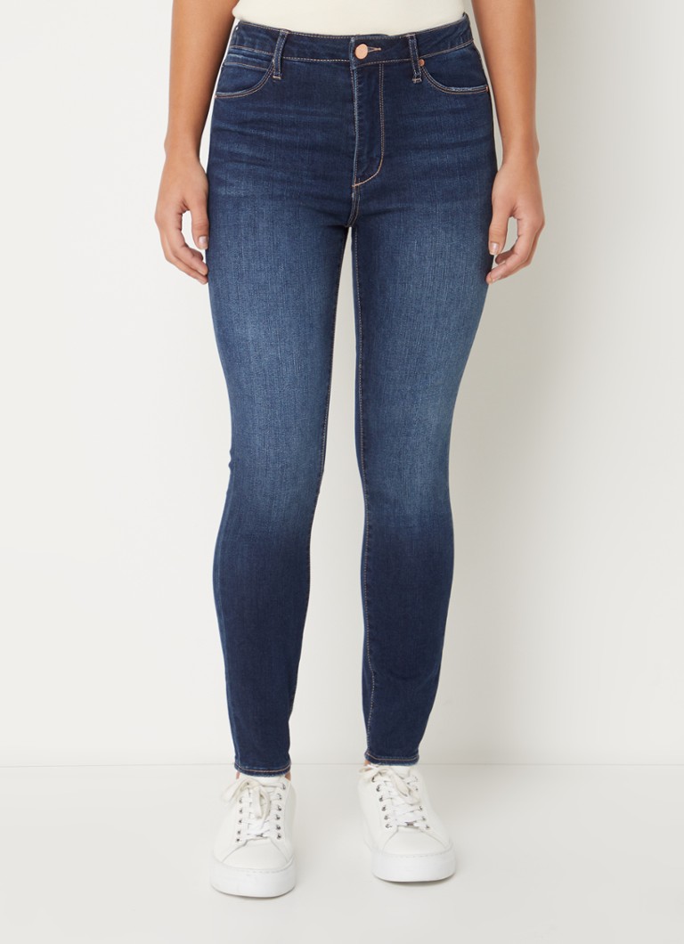 Articles Of Society Heather mid waist skinny jeans with dark wash