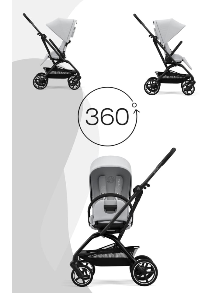 Cybex Cybex Eezy S Twist 2 Buggy - Farbe: Fog Grey / Black günstig kaufen onesize