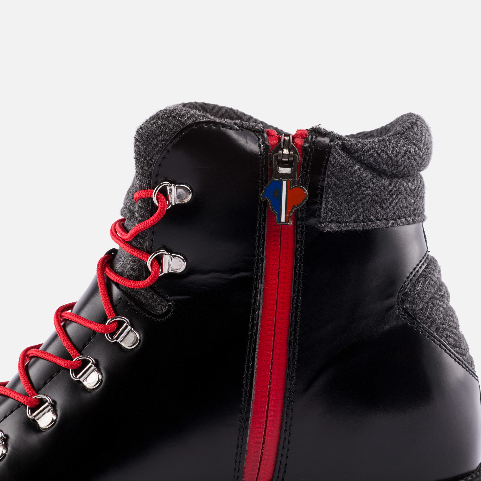 Bottes 1907 Chamonix Noires Brillantes Homme