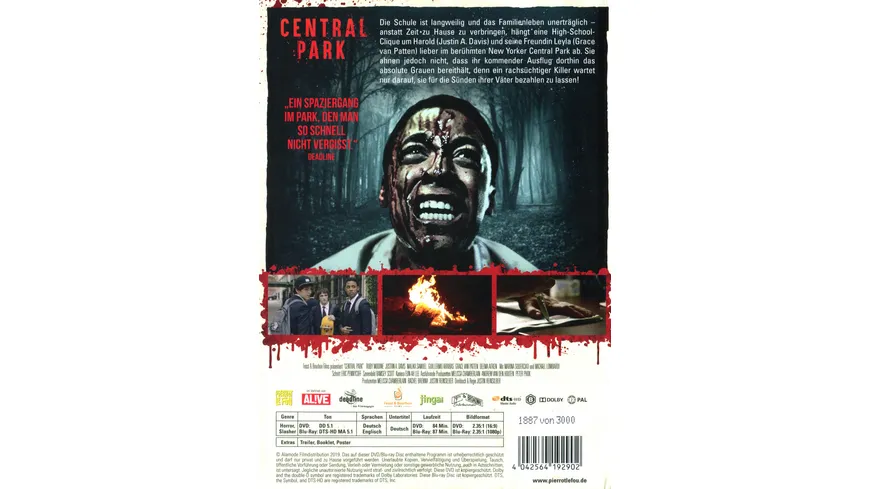 Central Park - Massaker in New York - Limited Edition Mediabook (+ DVD)