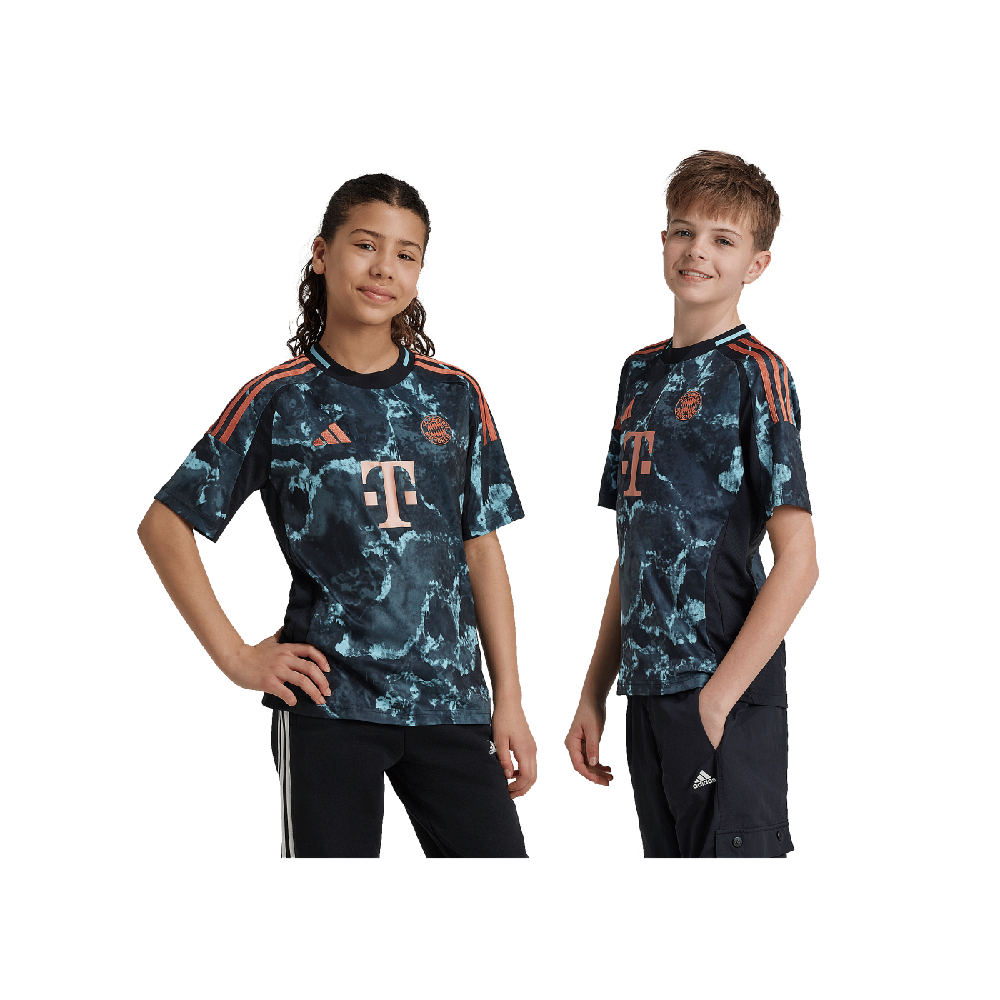 adidas FC Bayern München Trikot Away 2024/2025 Kids Schwarz