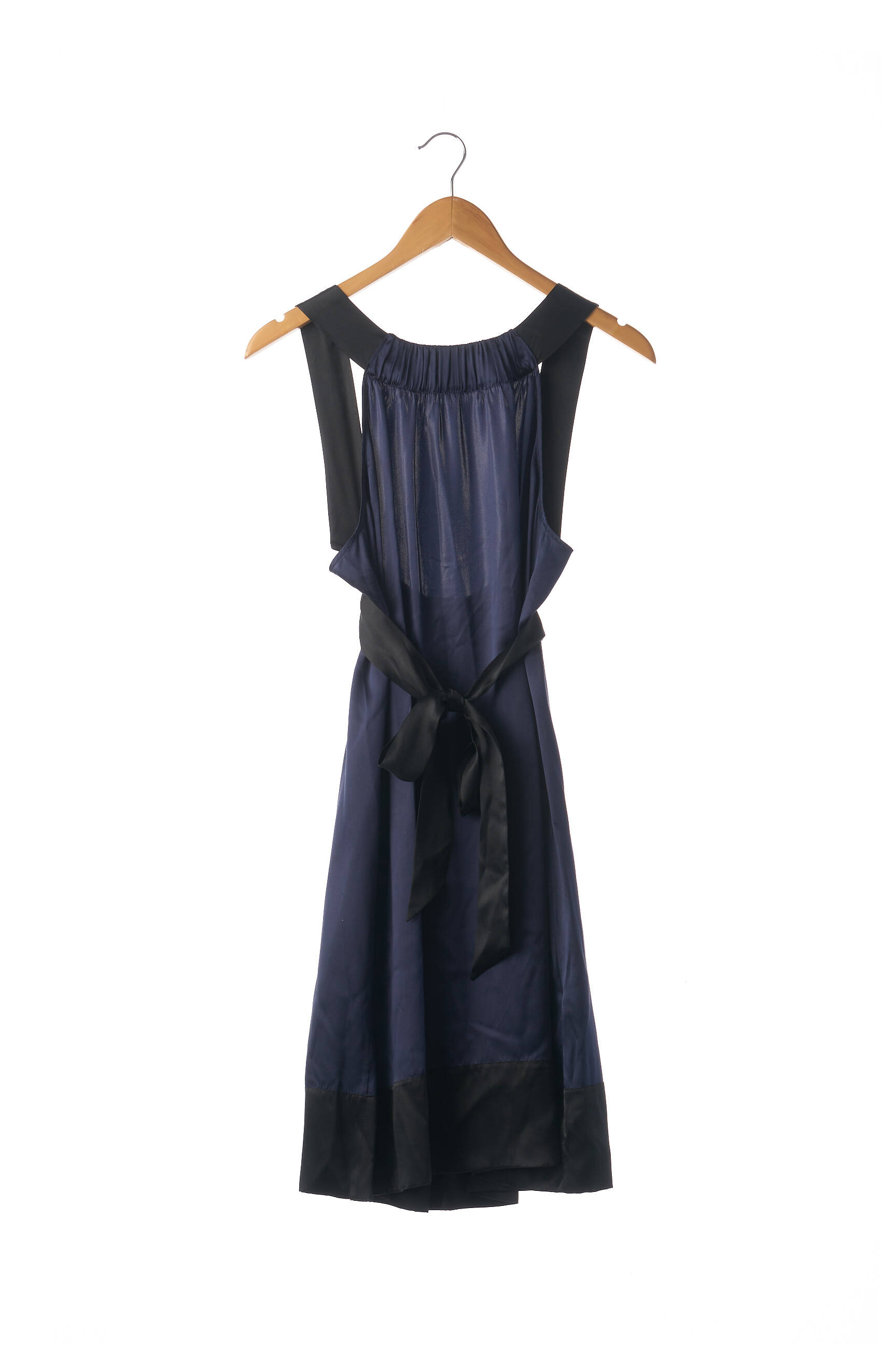 Les Petites Collections Robes Mi Longues Femme couleur bleu
