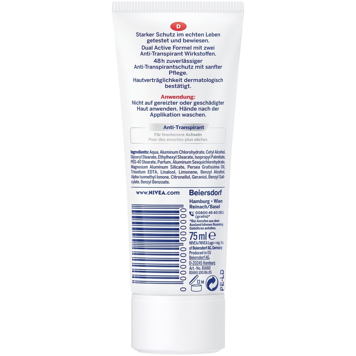 Dry Comfort Anti-Transpirant Creme