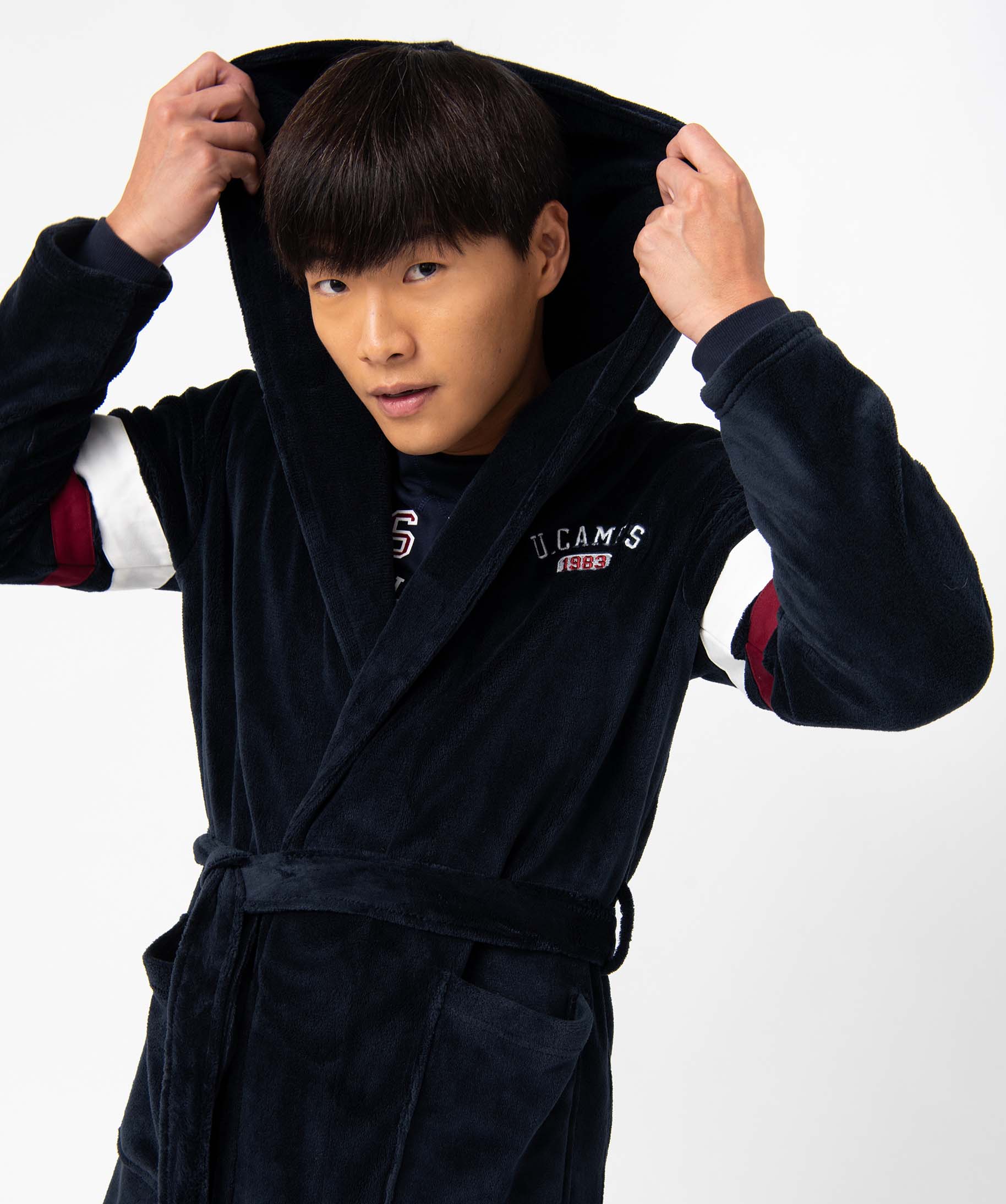 Peignoir homme douillet - Camps United marine | GEMO