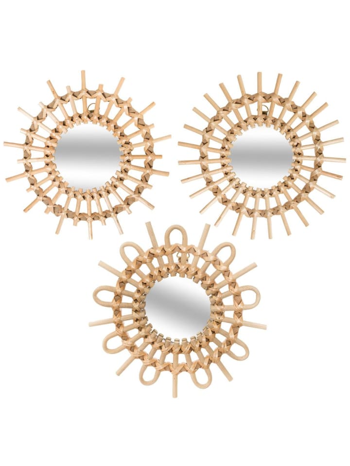 Atmosphera Créateur d'intérieur Hängespiegel in beige günstig kaufen onesize