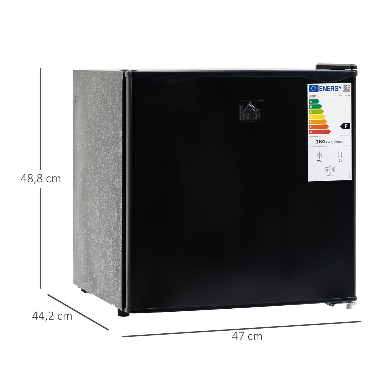 HOMCOM Mini-Gefrierschrank 35 L Gefrierbox 5-stufige Temperaturregelung