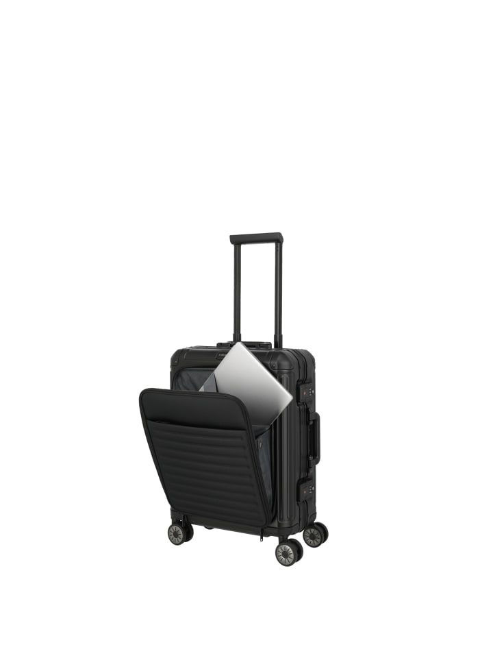 travelite Travelite Koffer NEXT 4w Trolley S Vortasche, Schwarz günstig kaufen onesize