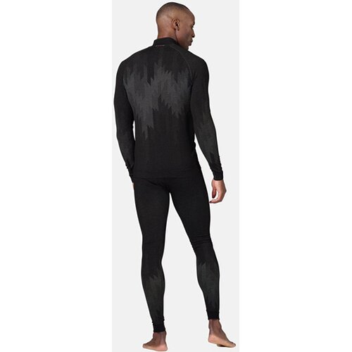 HERREN UNTERHEMD BL TOP TURTLE NECK L/S HALF ZI
