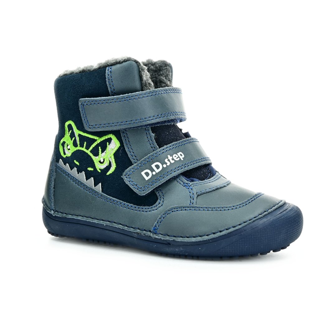 D.D.Step W063-42603A Royal Blue Winterbarfußschuhe