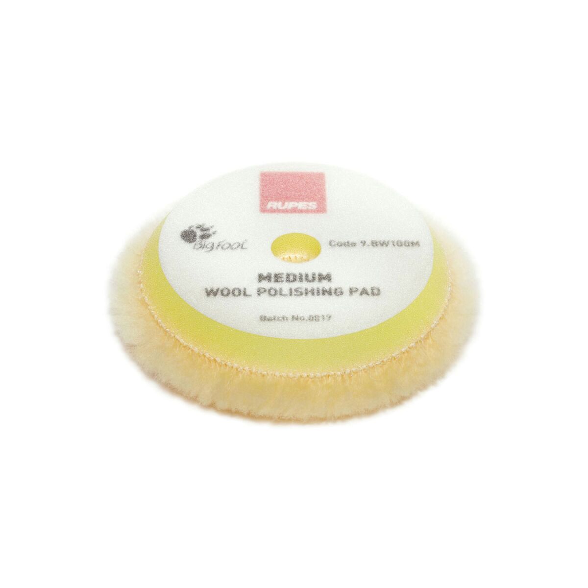 Rupes BigFoot Woll-Polierpad Medium 75mm mittel-hart