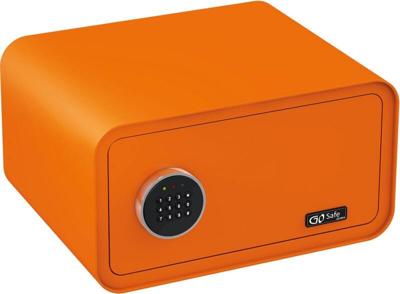 Olympia Einbruchschutztresor GoSafe 200 Orange 240 x 430 x 430 mm Elektronisch