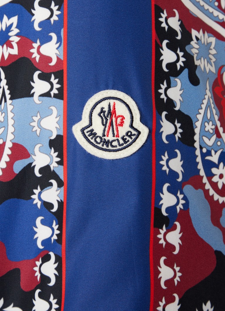 Moncler Hotay oversized fit windbreaker with paisley design
