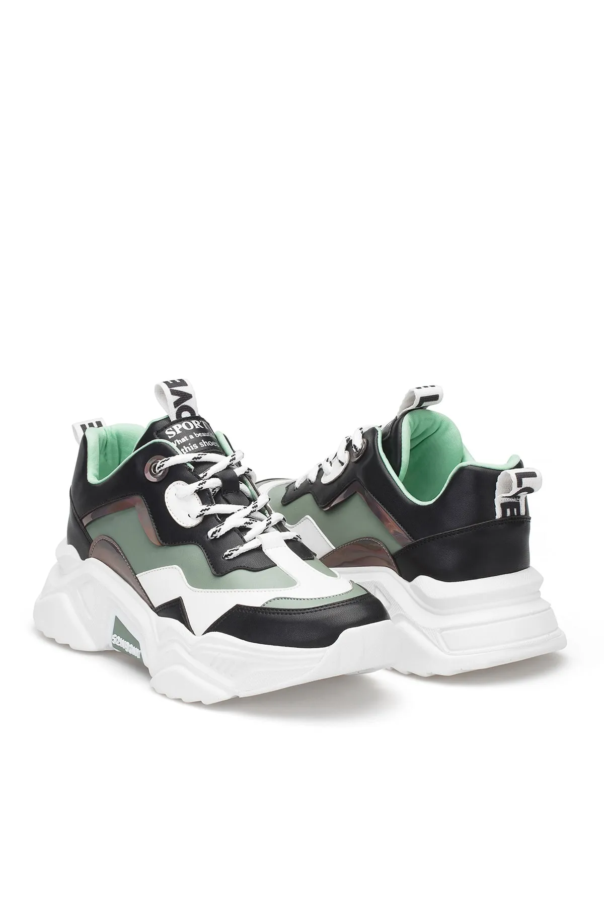 DARK SEER  Schwarz-weißer Damen-Sneaker