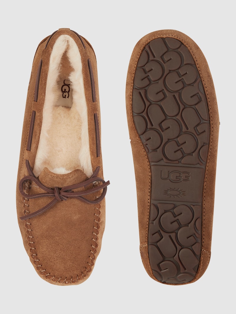 Mokassins mit Zierbesatz Modell 'DAKOTA' in camel