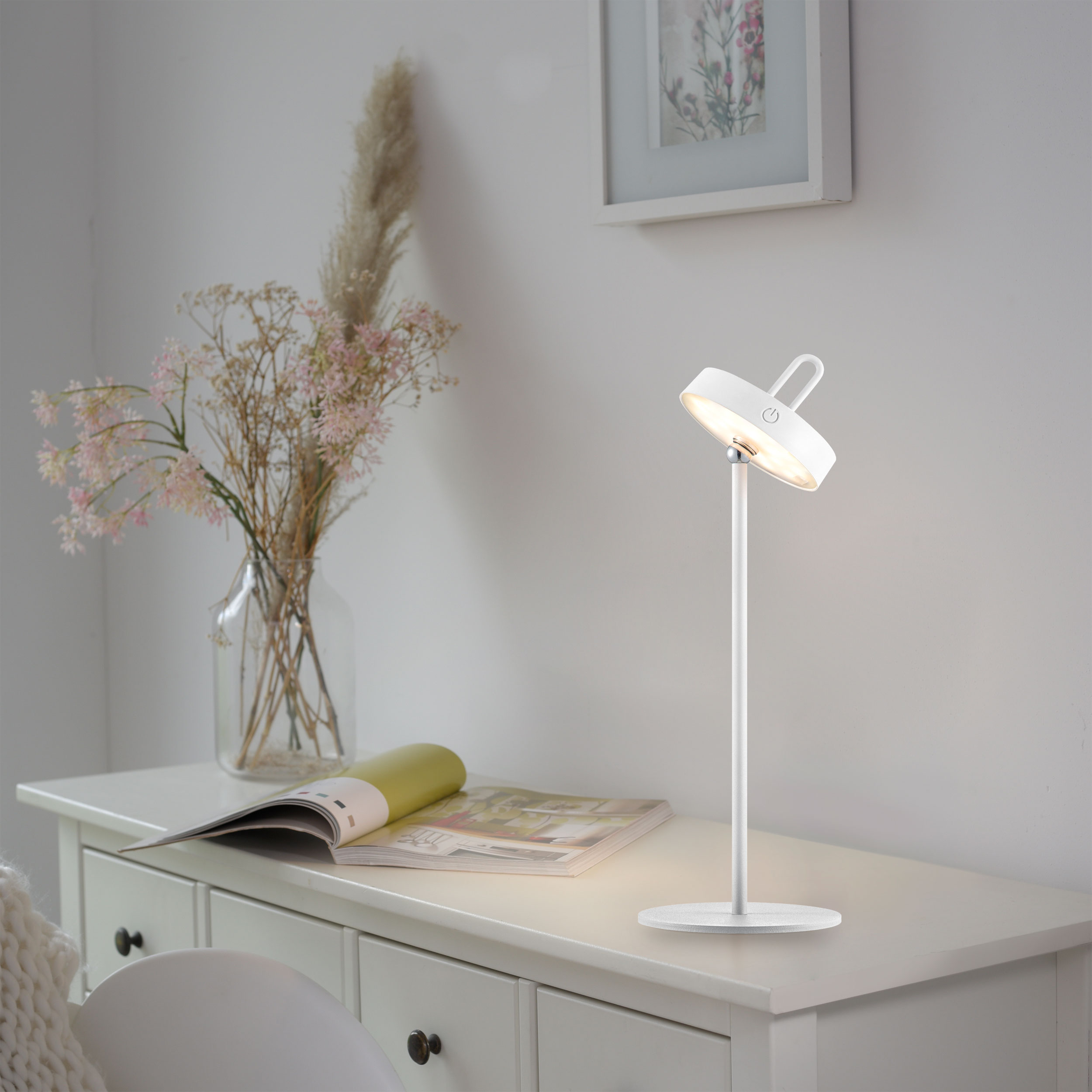 JUST LIGHT.LED-Akku-Tischleuchte 1flg