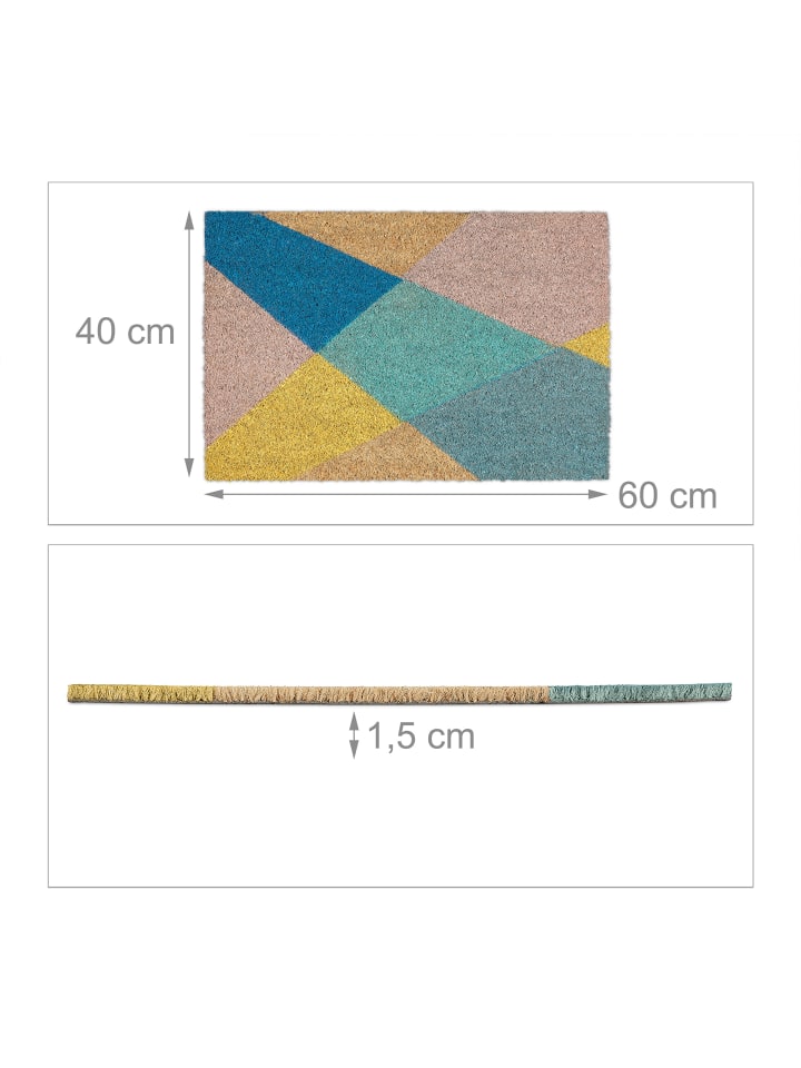 relaxdays Fußmatte 
