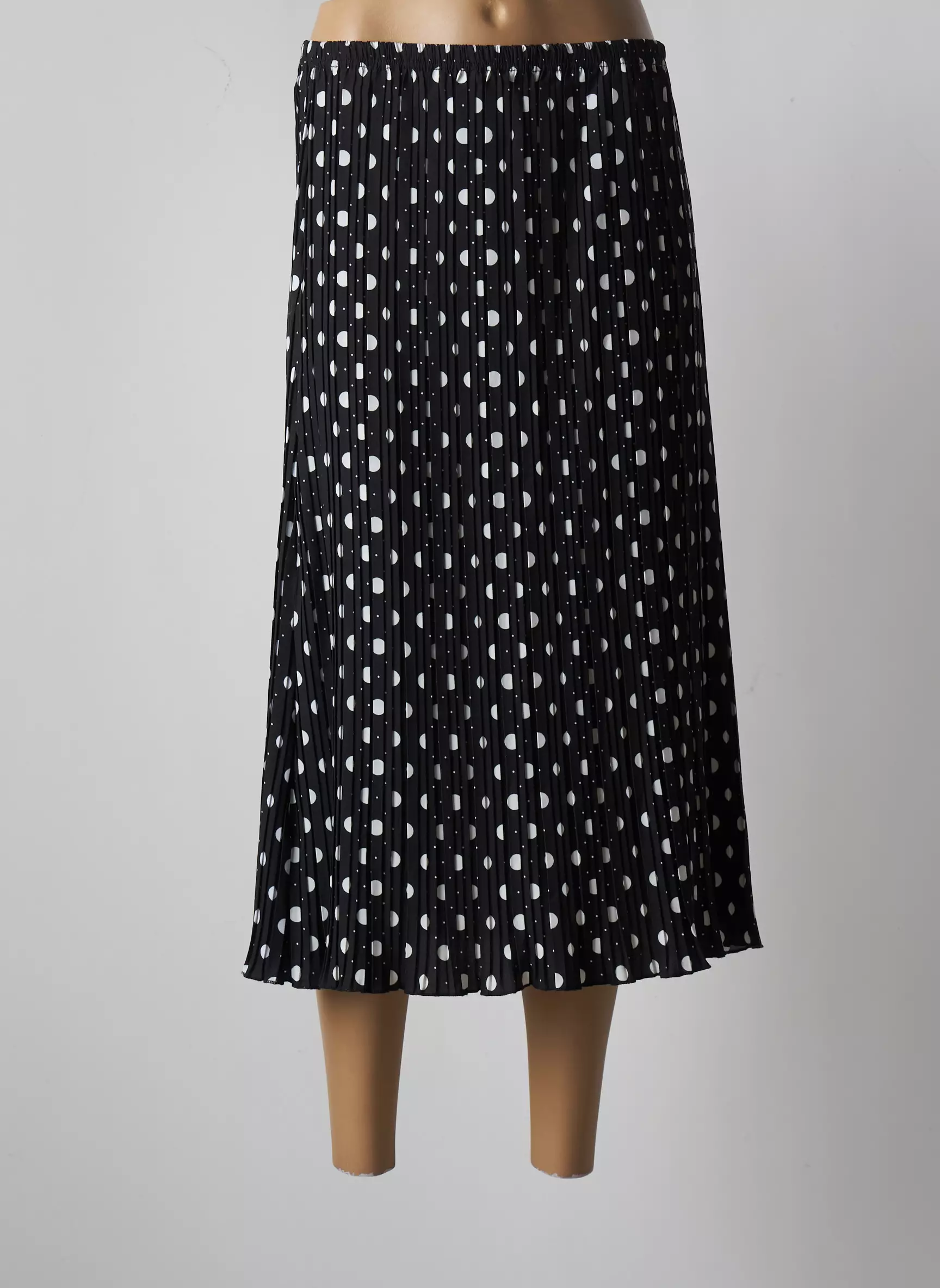 Leo Ugo Jupes Mi Longues Femme couleur noir