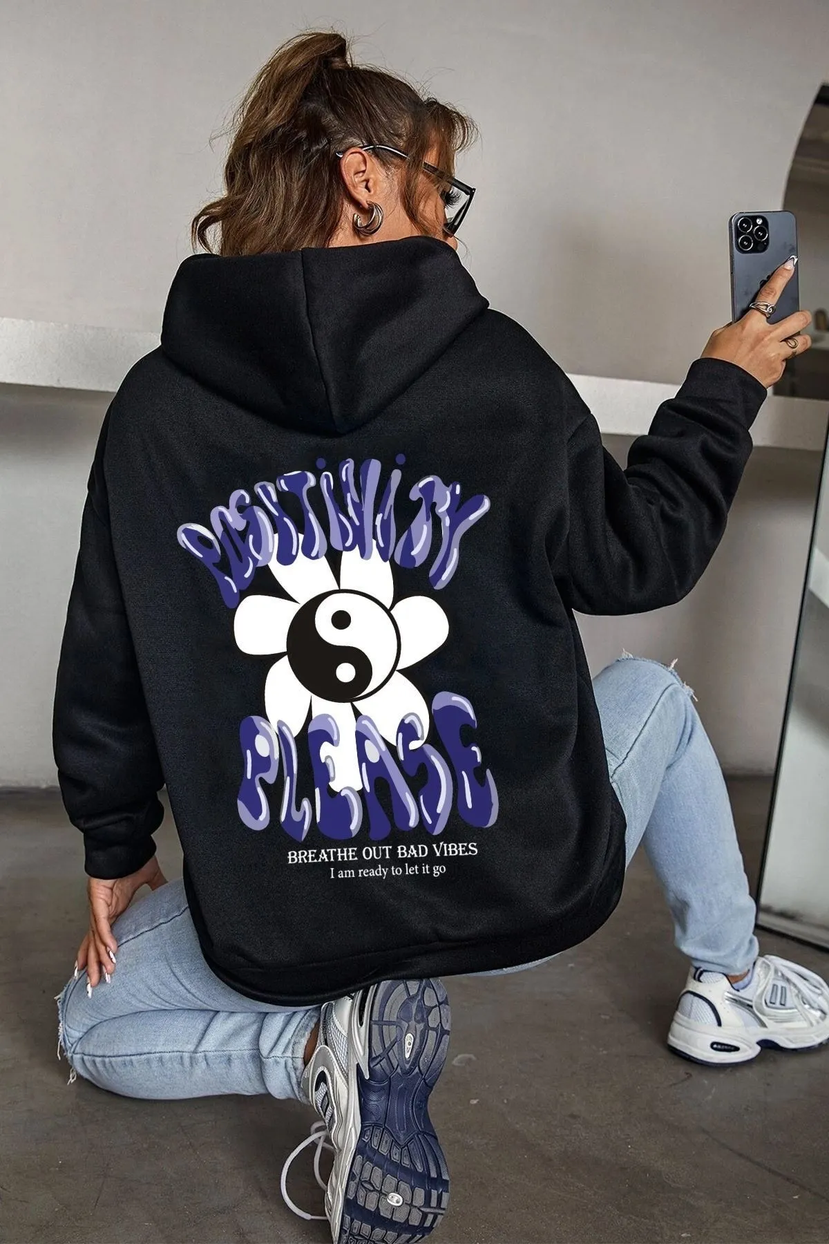 uyguntarz  Unisex-Positivitäts-Sweatshirt