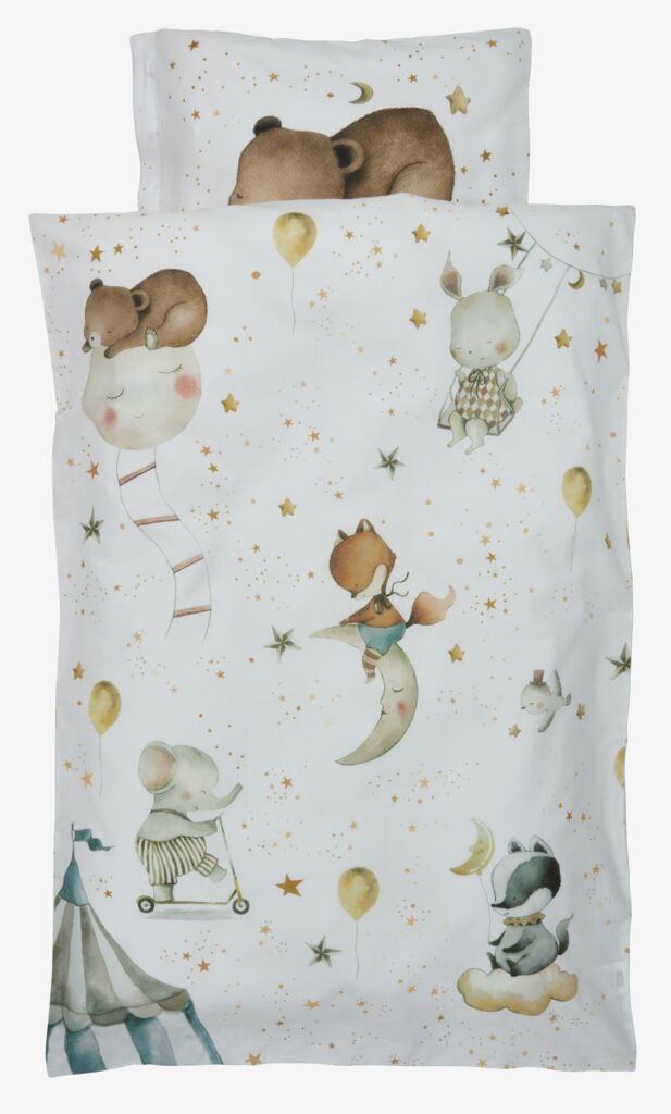 EVY plus EVY baby bedding set 65x80 white
