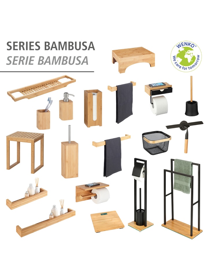 Wenko Wandregal Mod. Bambusa aus Bambus, 60 cm, Wandregal Bambusa aus Bambus, 60 cm in natur günstig kaufen onesize