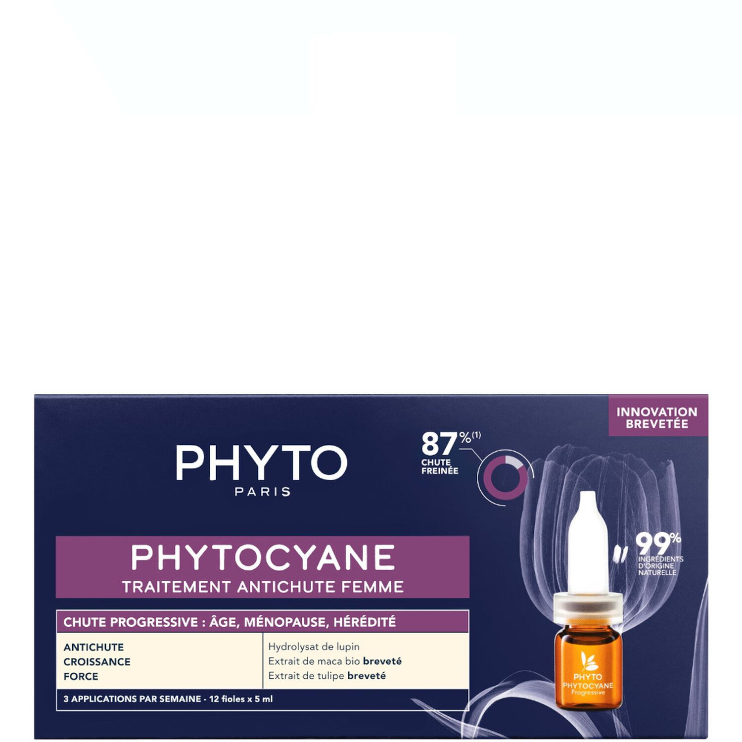 Phyto Phytocyane Traitement Antichute Femme 12 Fioles x 5 ml