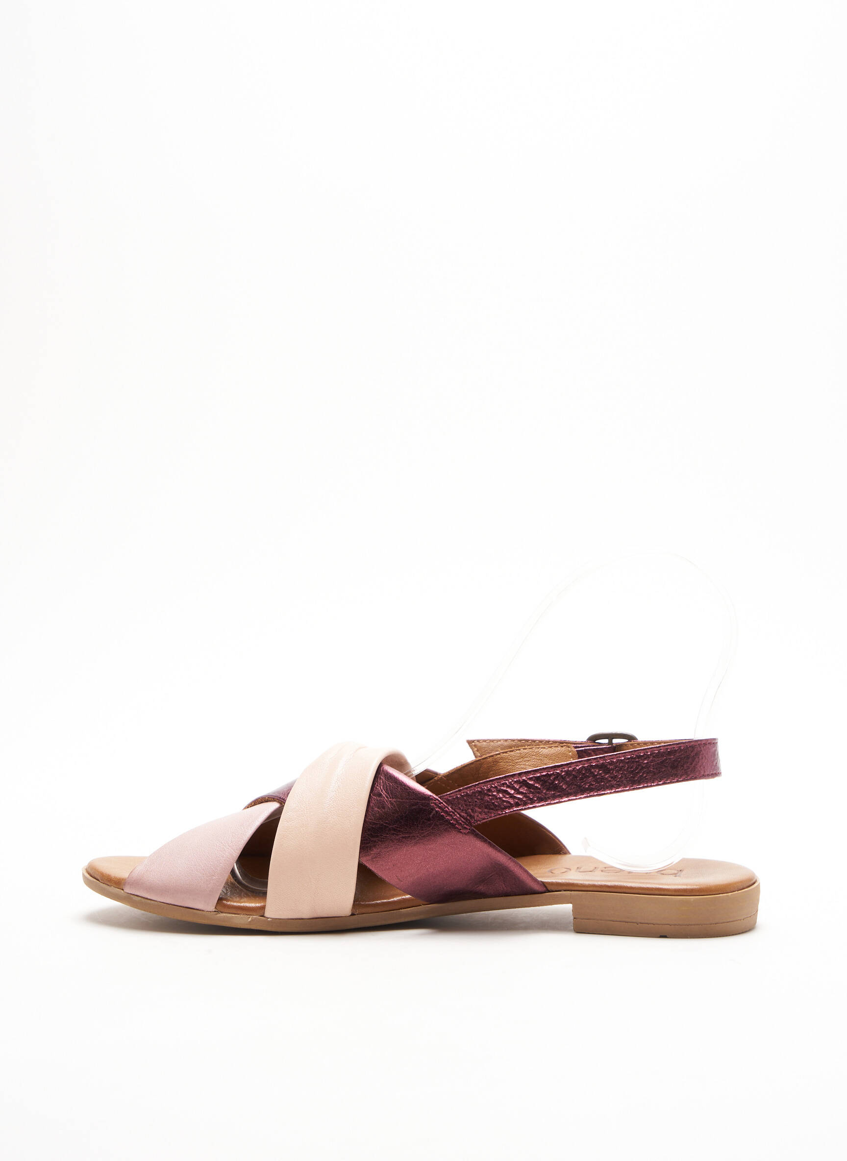 Bueno Sandales Nu Pieds Femme couleur rose