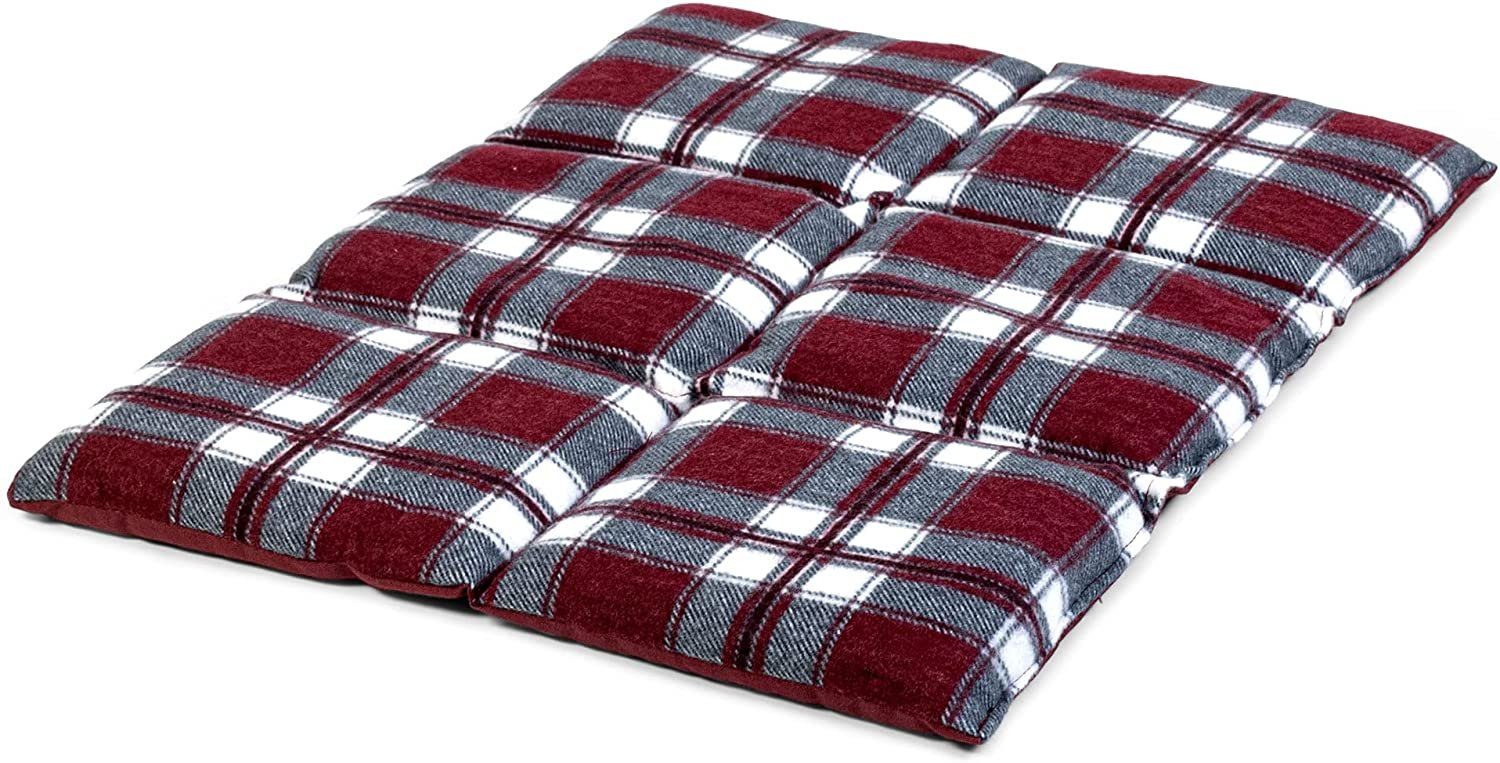 Giraffenland Wärmekissen Bio-Dinkelkissen 6-Kammer groß 40x30cm - Wärmekissen Dinkel Körnerkissen für Mikrowelle und Backofen - Dinkel-Kissen 30x40