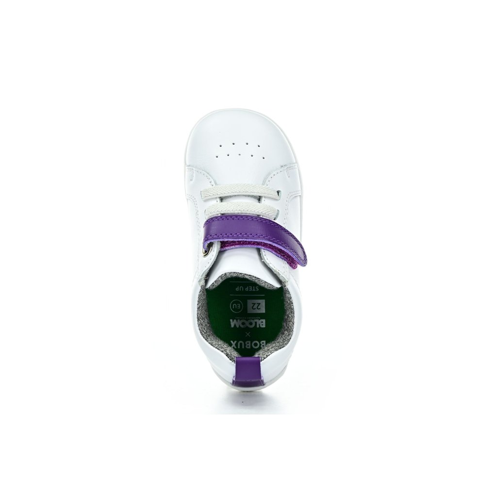 Bobux Optical White _ Murasaki Purple Step Up Barfußschuhe