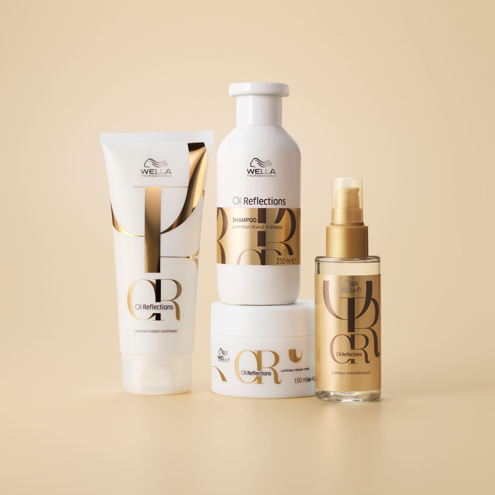 Wella Oil Reflections Shampoing révélateur delumière pour tous types de cheveux Shampoing