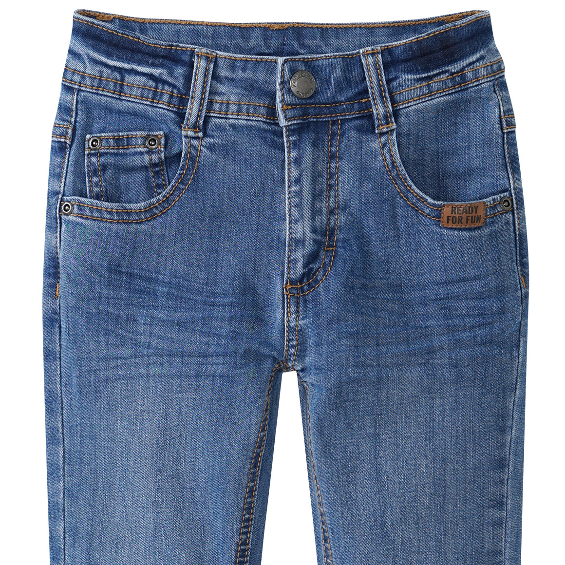 Jungen Slim-Jeans mit verstellbarem Bund