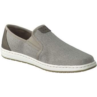 Rieker Leinen Slipper in beige