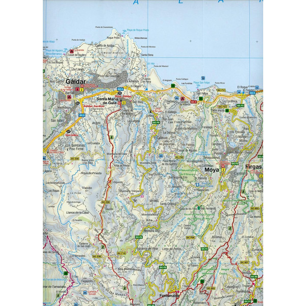 Gran Canaria, Wanderkarte 1:50.000 - Wanderkarte