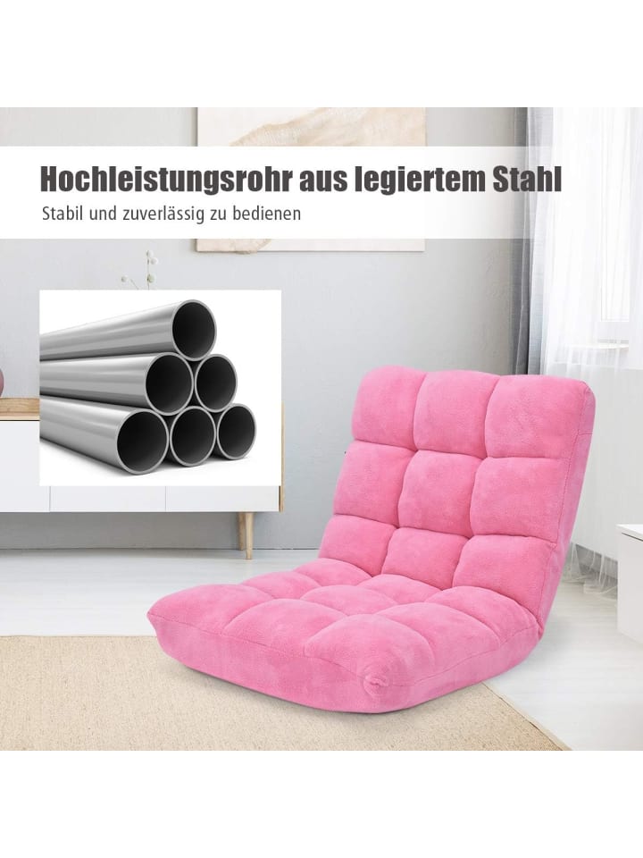 COSTWAY Bodenstuhl in Rosa günstig kaufen onesize