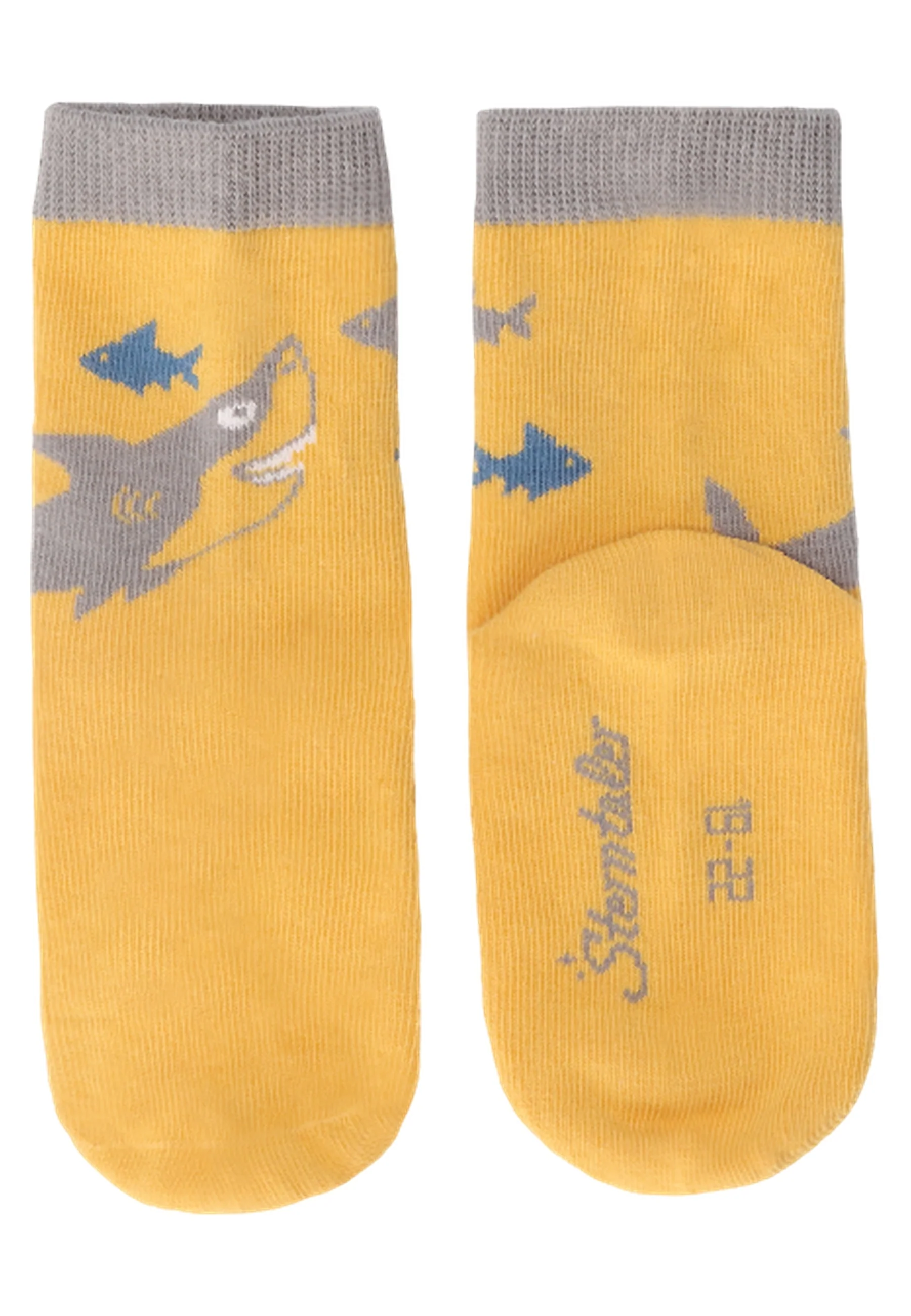 Socken im 3er Pack mit Motiv Fische in versch. Farben