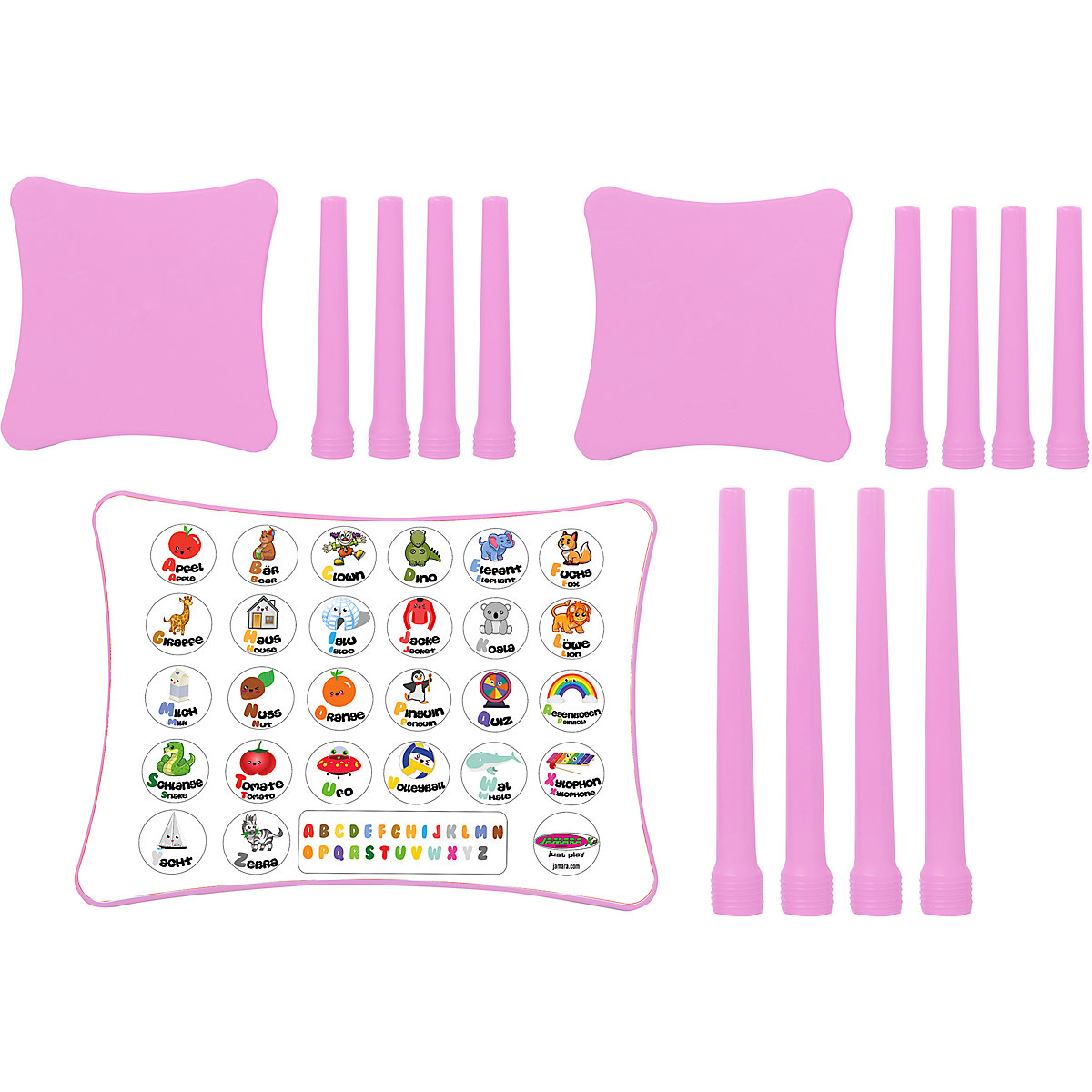 Kindersitzgruppe Easy Learning 3tlg. rosa