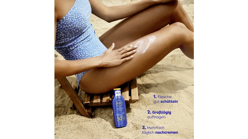 NIVEA SUN Schutz Pflege Milch LF50+ 200 ml