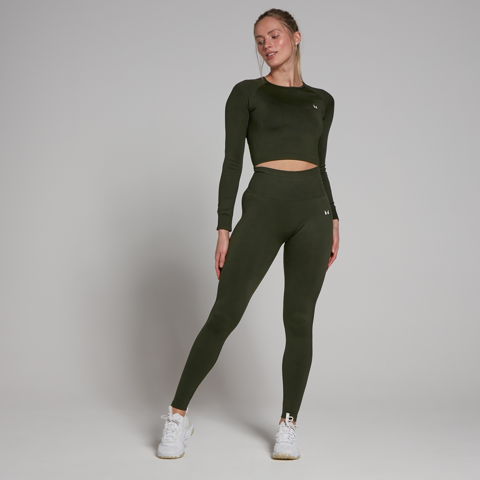 Legging sans coutures MP Shape pour femmes – Vert forêt
