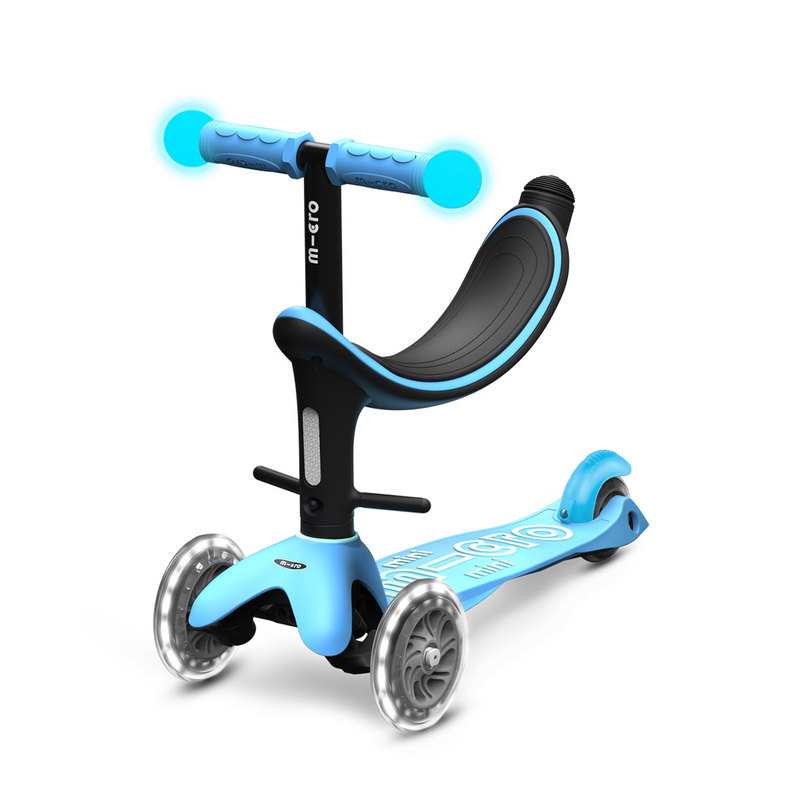 Trottinette évolutive - Mini 3 en 1 révolution deluxe magic bleue Micro