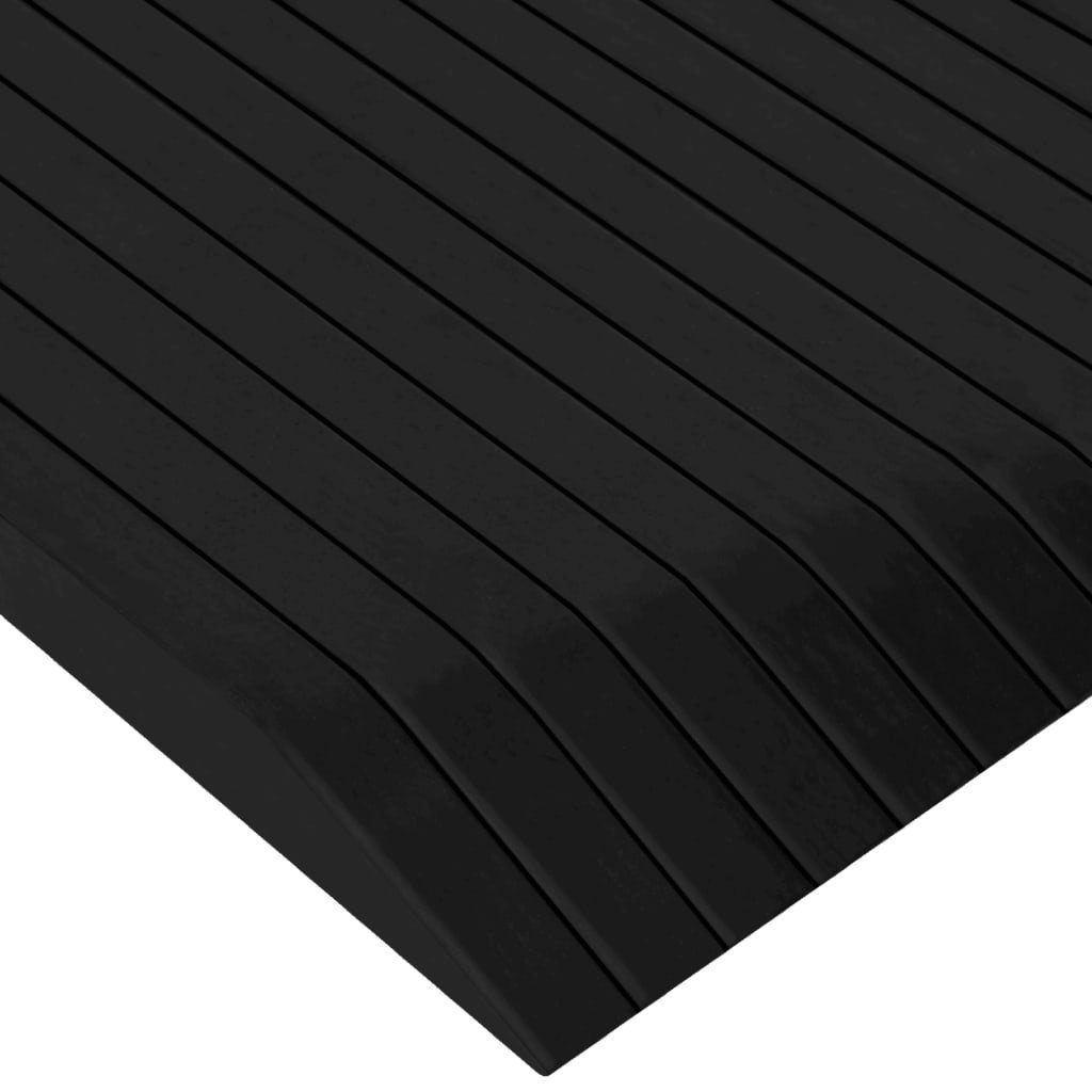vidaXL Verkehrsschild Schwellenrampe 110x41x5 cm Gummi, (1 St)