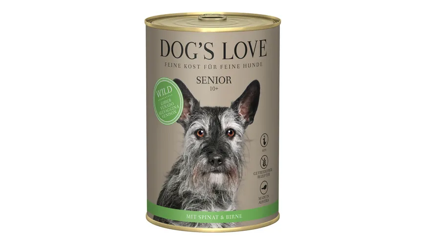 DOG'S LOVE Hundenassfutter Adult Wild 400 g
