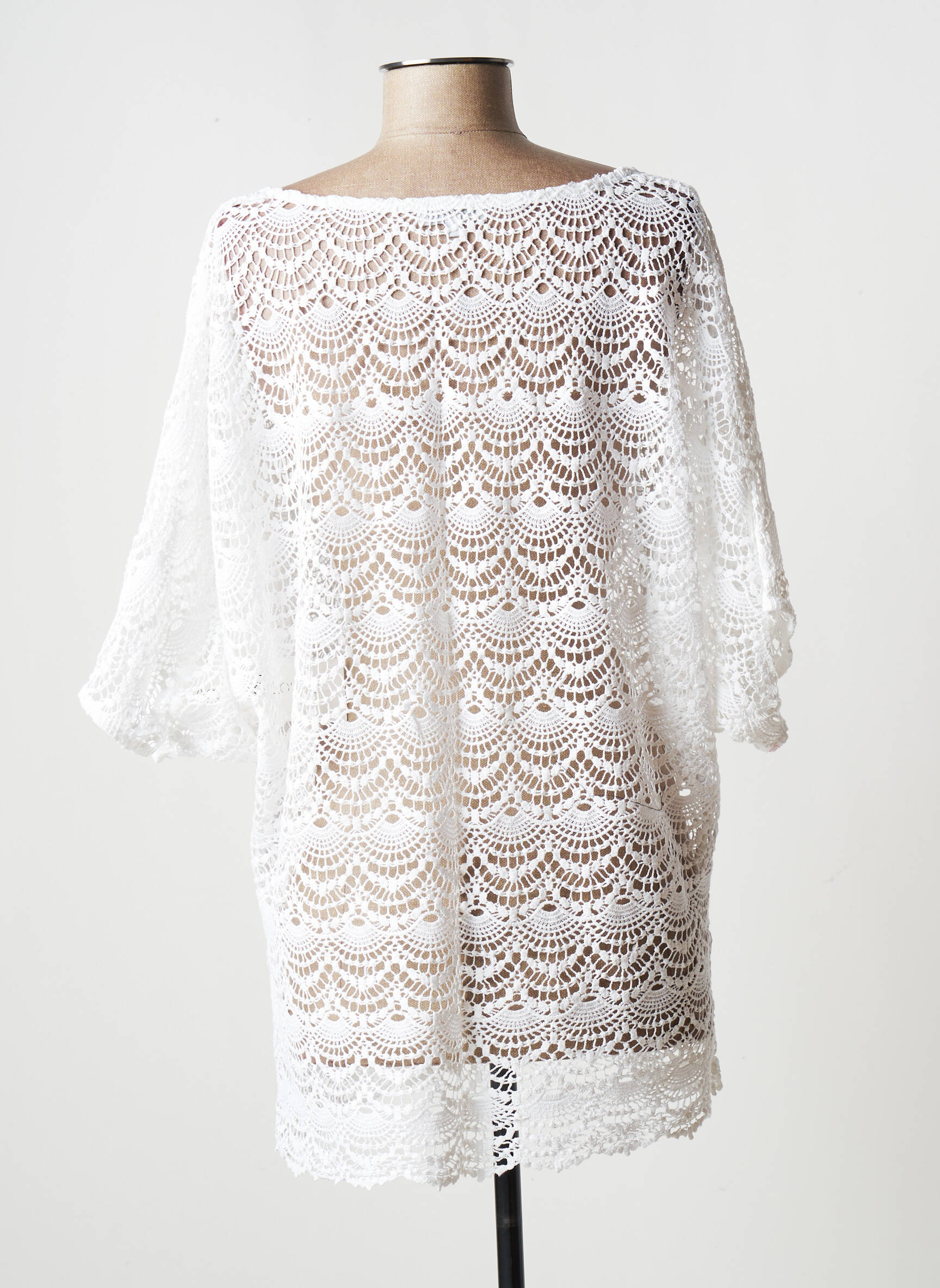 Agathe   Louise Tuniquemanchelongue Femme couleur blanc