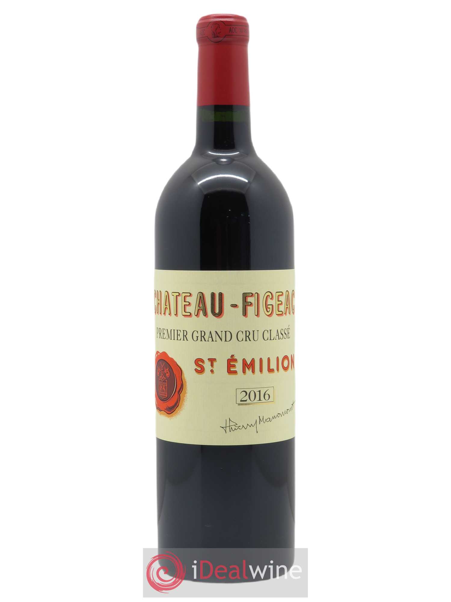 Château Figeac 1er Grand Cru Classé A (CBO à partir de 12 bts) 2016 - Lot de 1 Bouteille