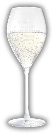 Alfred Gratien Champagner Glas bauchig Alfred Gratien Champagner Glas bauchig