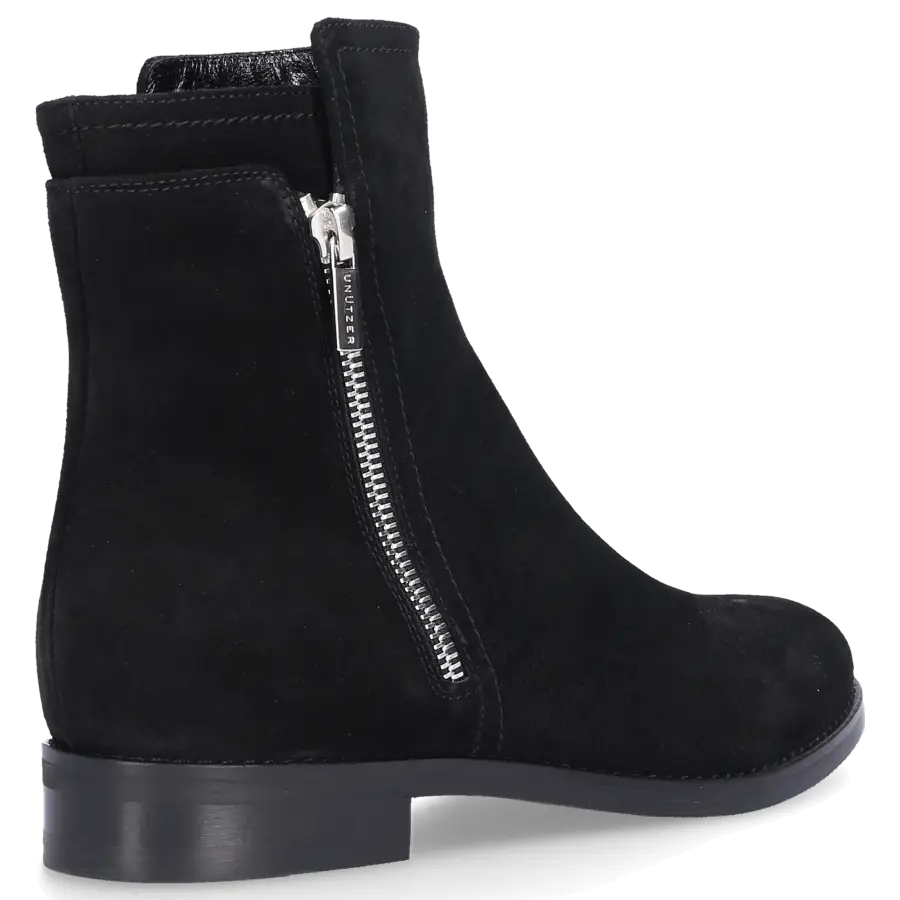 Unützer - Stiefeletten 8489 Veloursleder - schwarz