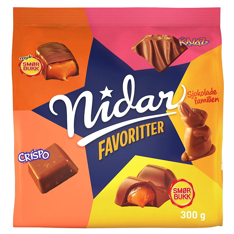 Nidar Nidar favoritter 300 g Smørbukk