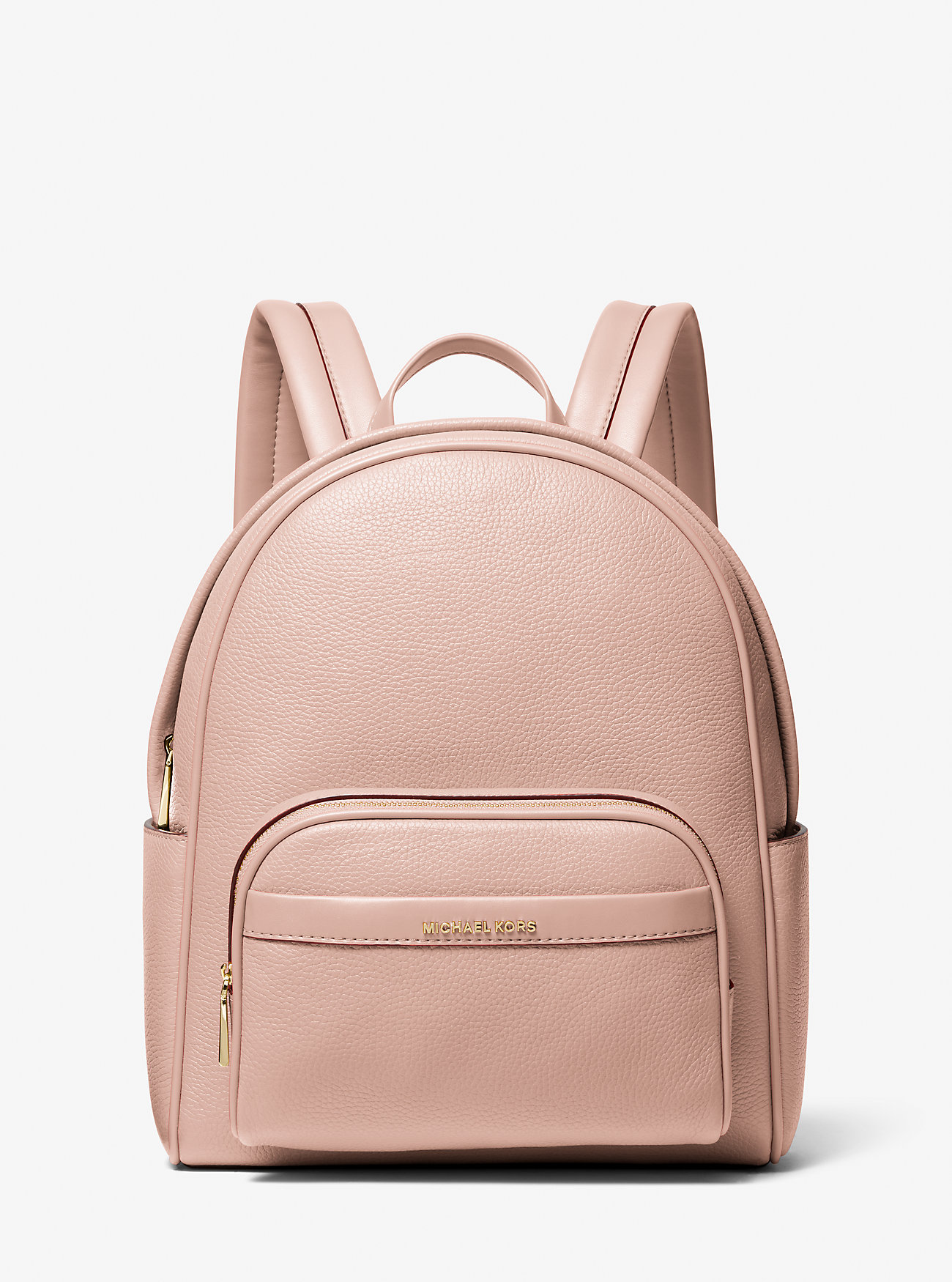 Bex Medium Pebbled Leather Backpack - SOFT PINK