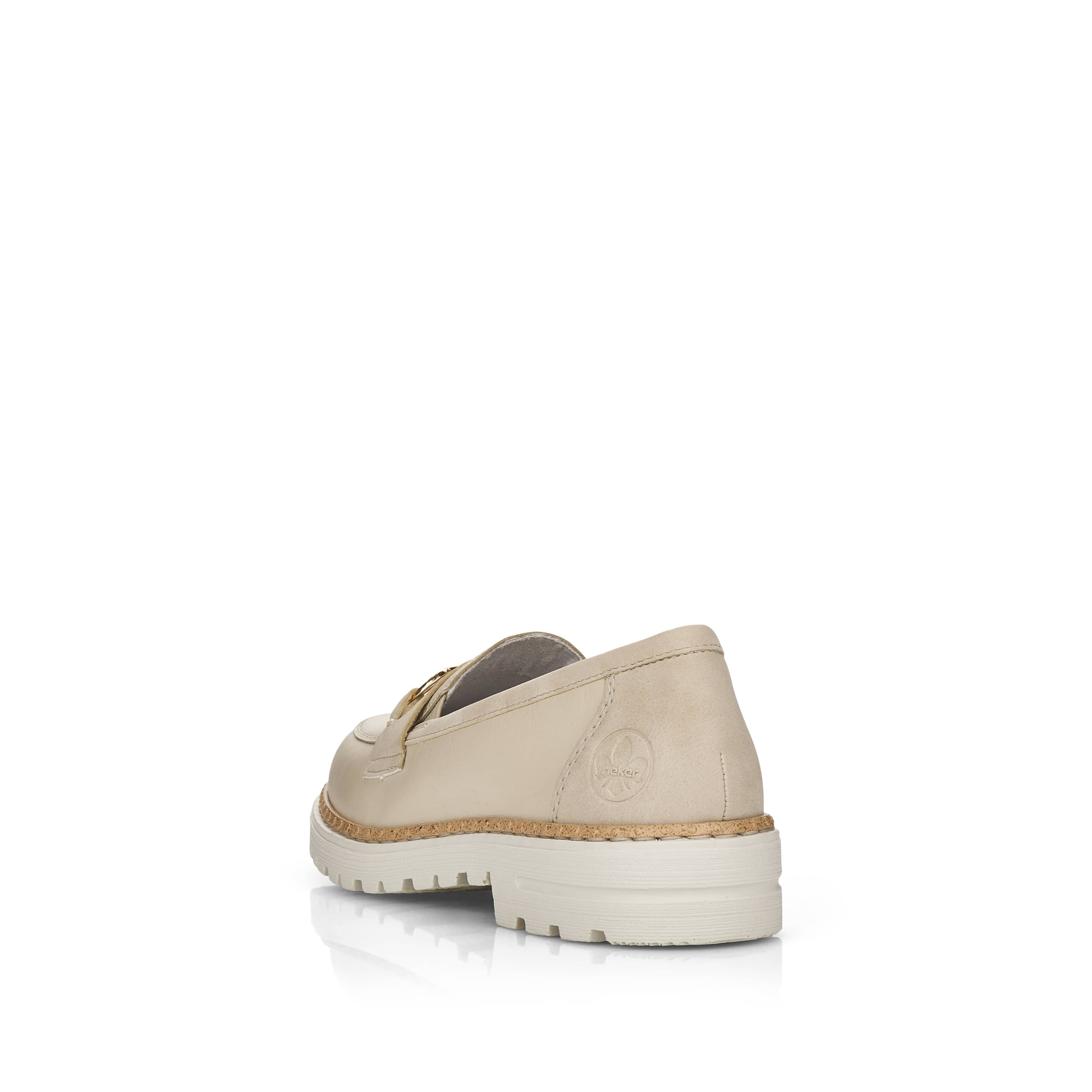 Rieker Damen Loafer hellbeige